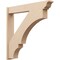 Ekena Millwork 7 1/2-in W x 46-in D x 46-in H Balboa Trad Rough Cedar Woodgrain TimberThane Outlooker, Primed Tan OUTUR075X46X46BOA04RCPR - alternate 1